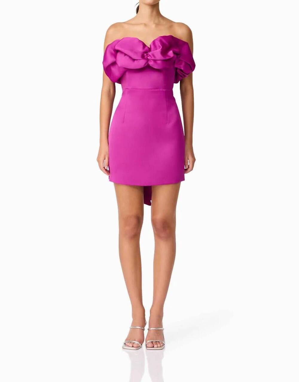 NEW ELLIATT sharon mini dress in orchid